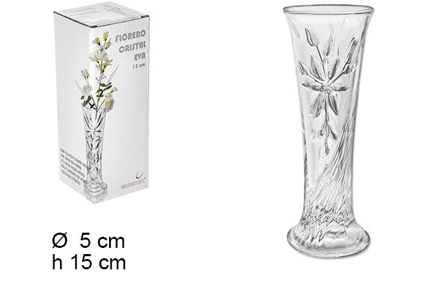 FLORERO CRISTAL EVA 15cm
