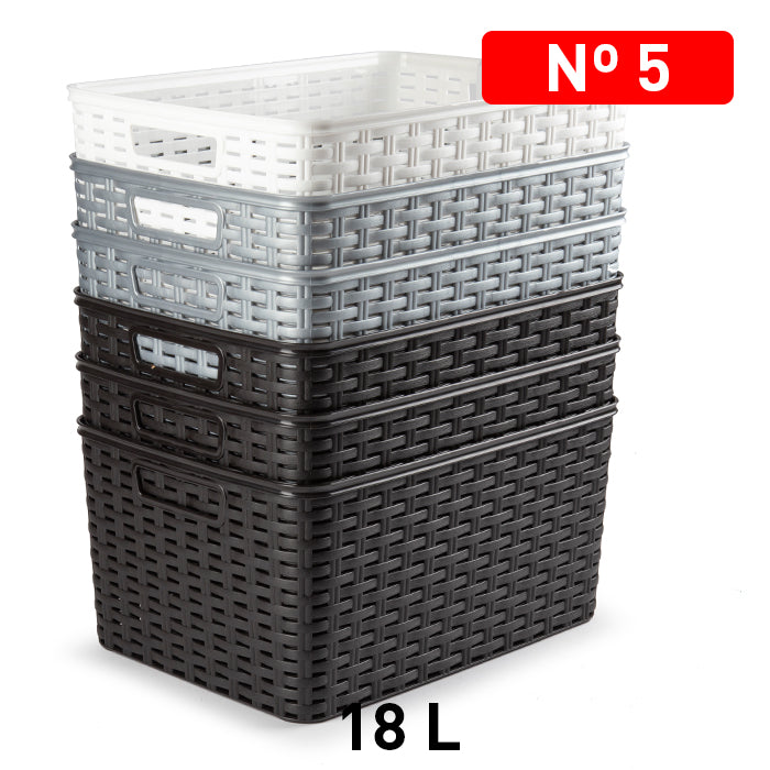 CESTA RATTAN NO. 5 18 L 28,5 X 39,5 CM