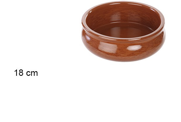 CAZUELA ABOMBADA D.18cm