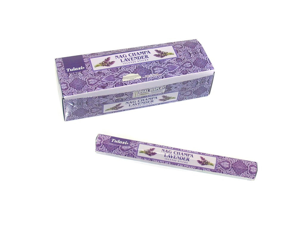 15 STICKS INCIENSO NAG CHAMPA LAVANDA