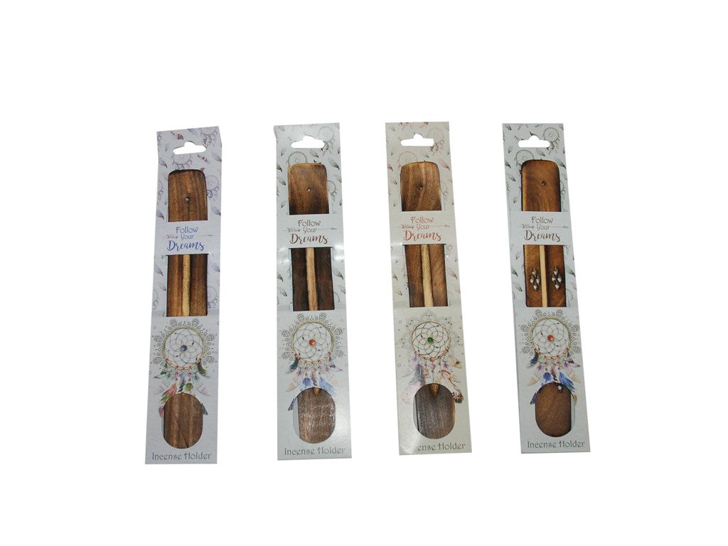 SOPORTE INCIENSO MADERA DREAM CATCH