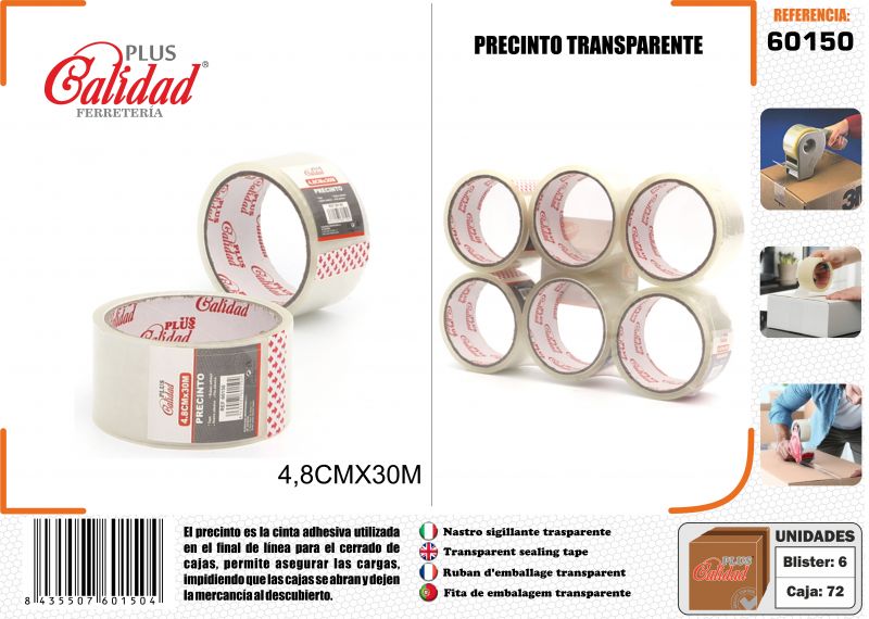 PRECINTO TRANSPARENTE