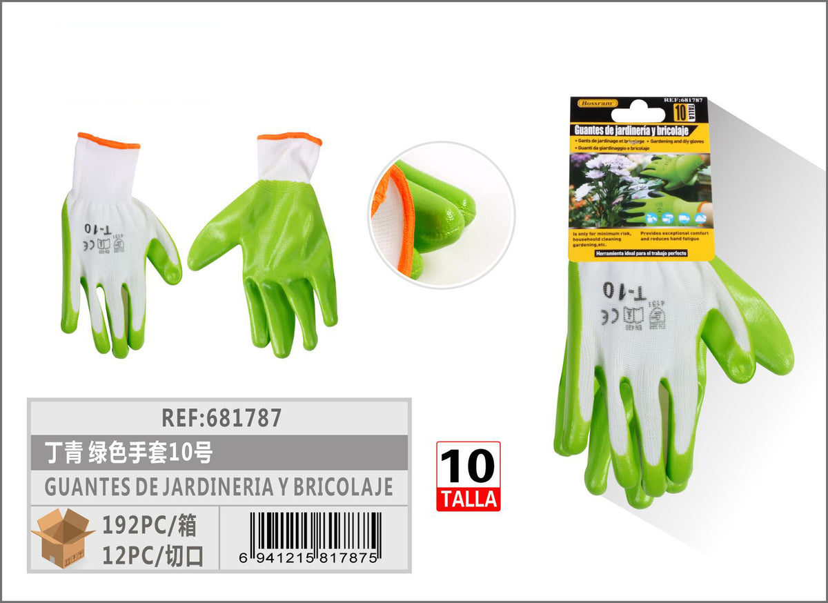 GUANTES DE JARDINERIA Y BRICOLAJE