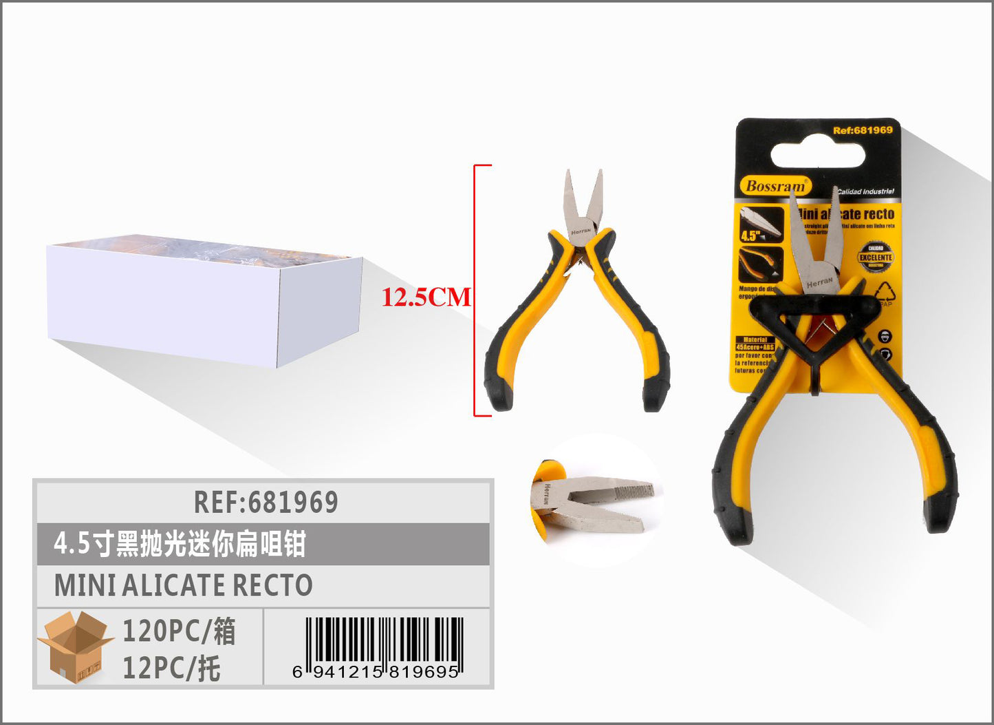 MINI ALICATE RECTO
