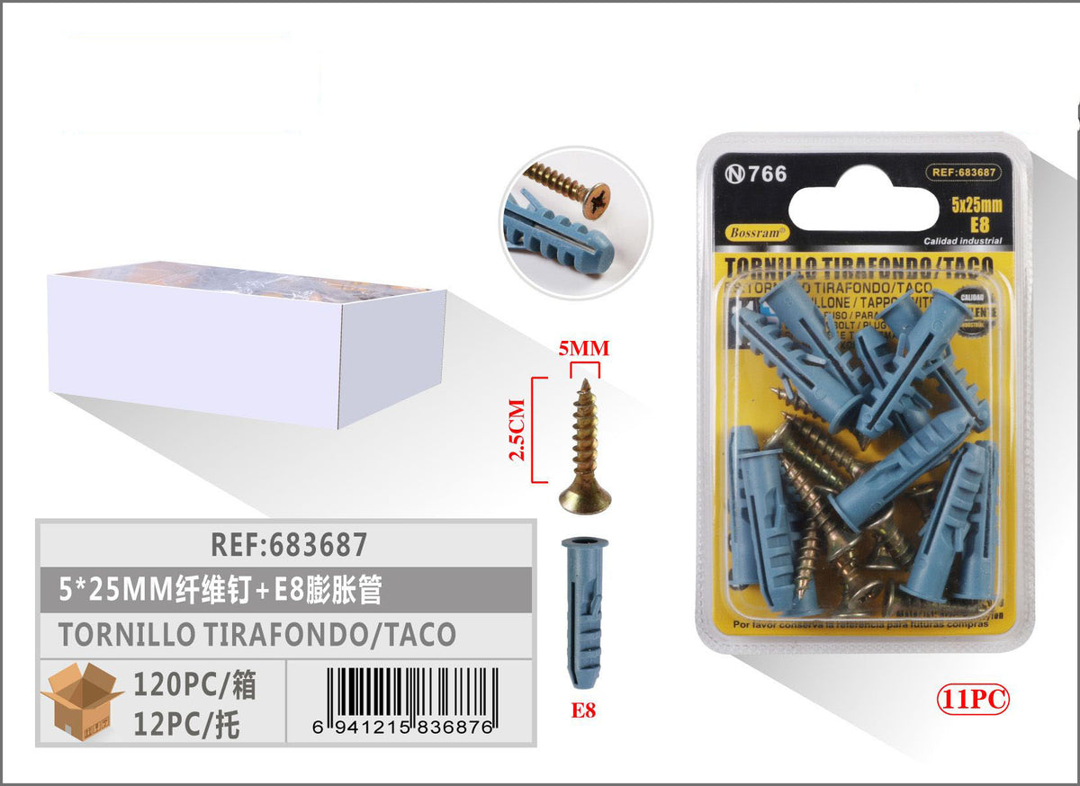 TORNILLO TIRAFONDO/TACO