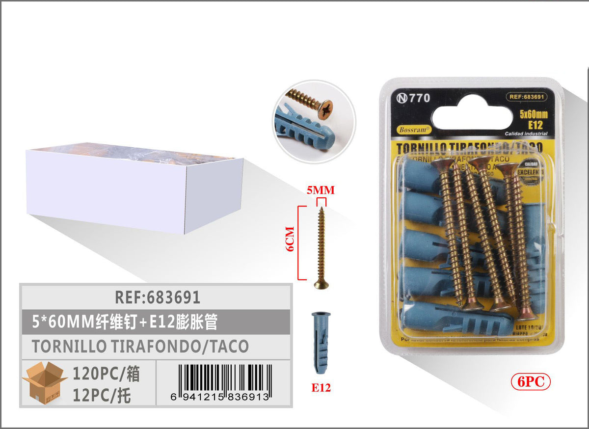TORNILLO TIRAFONDO/TACO