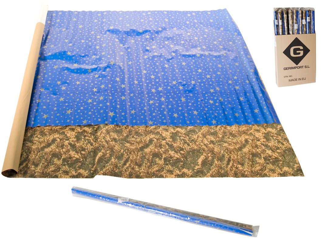 SET 2 ROLLOS PAPEL MONTANA Y FONDO BELEN