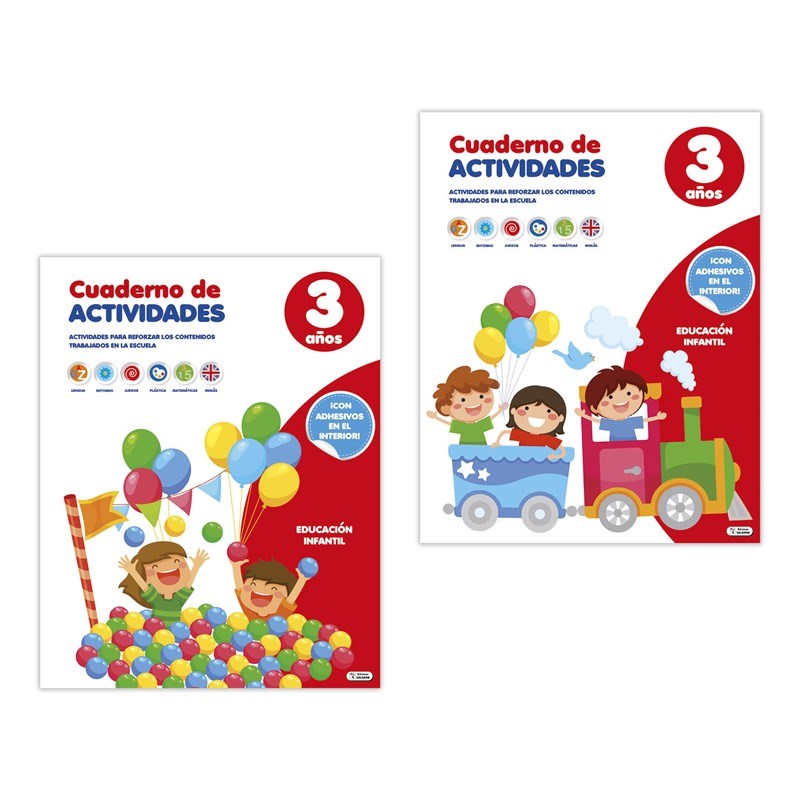 Cuadernos de actividades - 3 anos