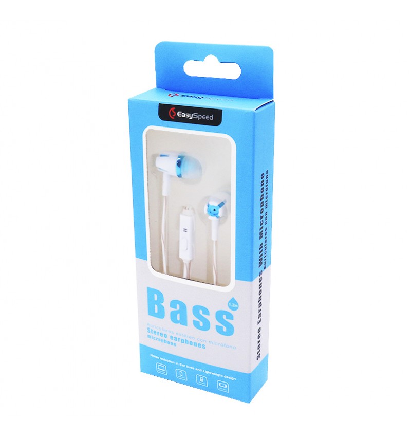 Auriculares con membrana estereo bass con microfono