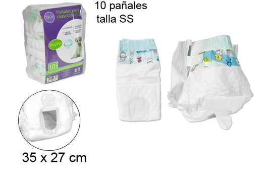 10 PANALES PARA MASCOTAS(SS)35x27cm