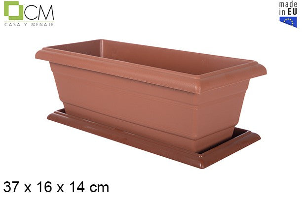 JARDINERA MAIGMO 37X16 C/PLATO