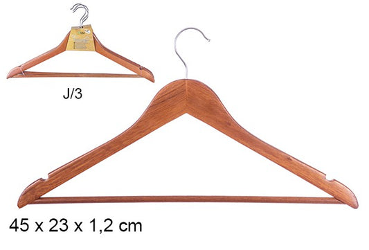 PERCHA MADERA CAOBA J/3 NEW