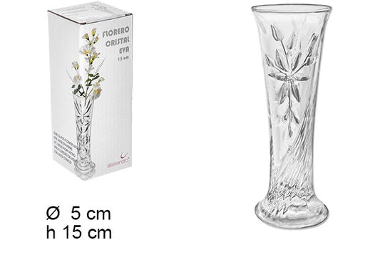 FLORERO CRISTAL EVA 15cm