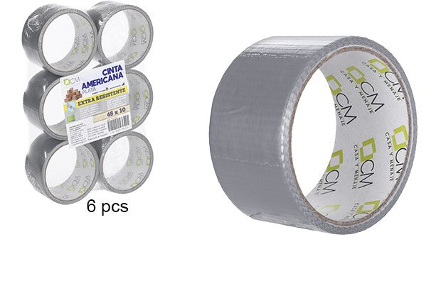 CINTA AMERICANA PLATA 0.48x10m