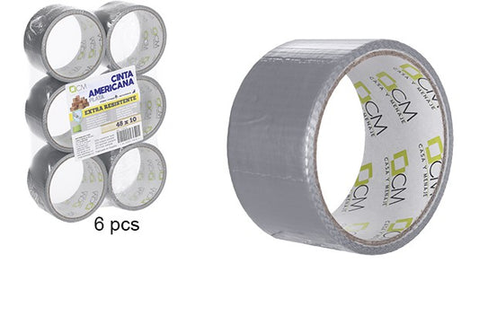 CINTA AMERICANA PLATA 0.48x10m