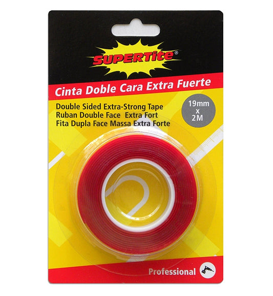 CINTA DOBLE CAR FUERTE,2mx19mm