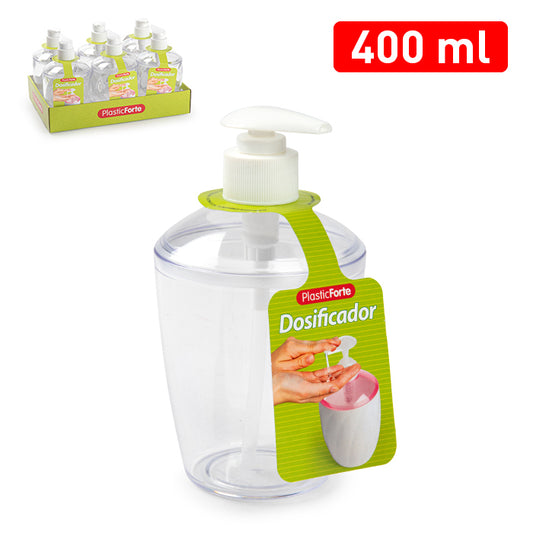 DOSIFICADOR JABON BASIC TRANSPARENTE