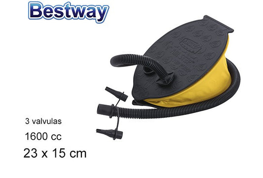 HINCHADOR PIE 3 VALVULAS 1600CC BOLSA BW