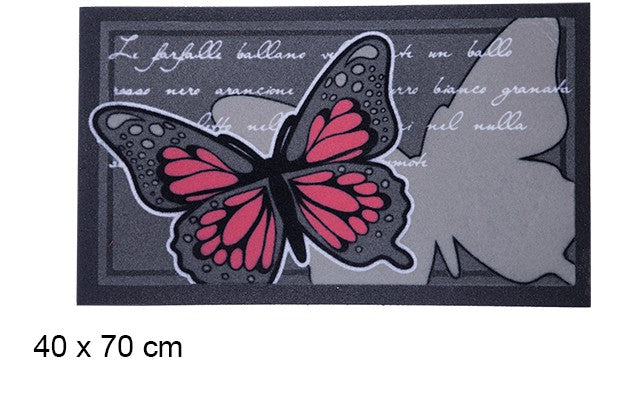 FELPUDO FLOMAT MARIPOSAS 40X70CM