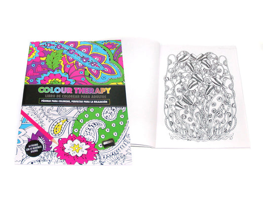 LIBRO COLOUR THERAPY 64 PAGS.
