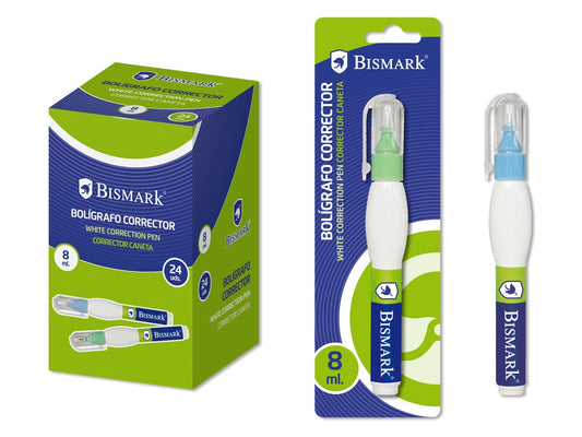 CORRECTOR BOLIGRAFO BISMARK 8ML EMB