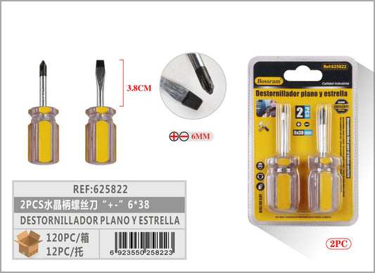 JUEGO DESTORNILLADOR 2PCS