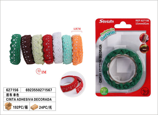 CINTAS ADHESIVA DECORADA 1Mx1.5CM