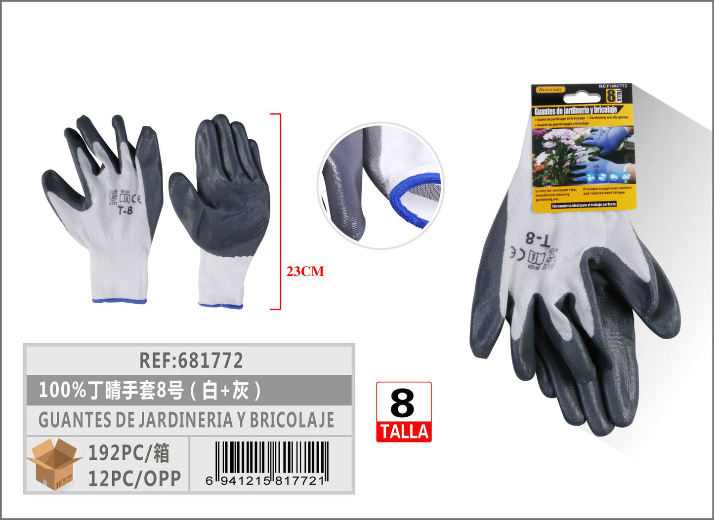 GUANTES DE JARDINERIA Y BRICOLAJE