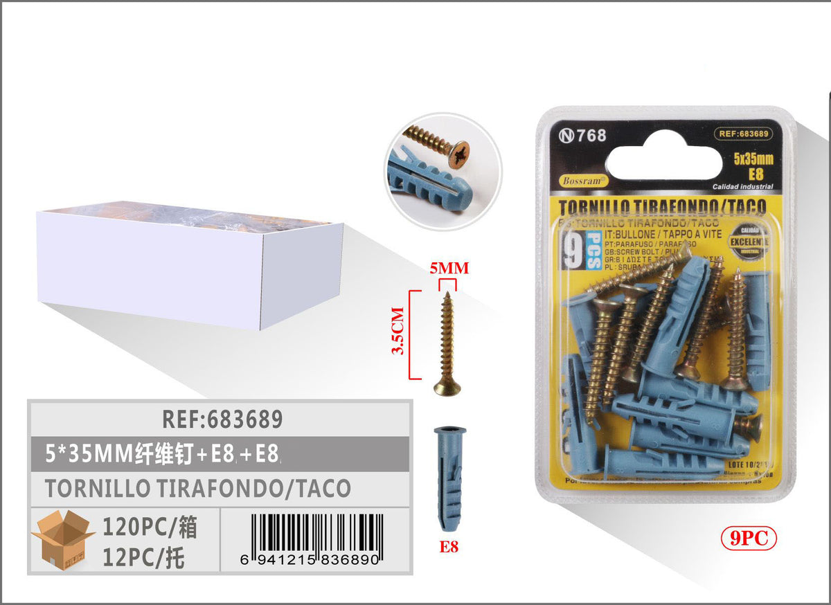 TORNILLO TIRAFONDO/TACO