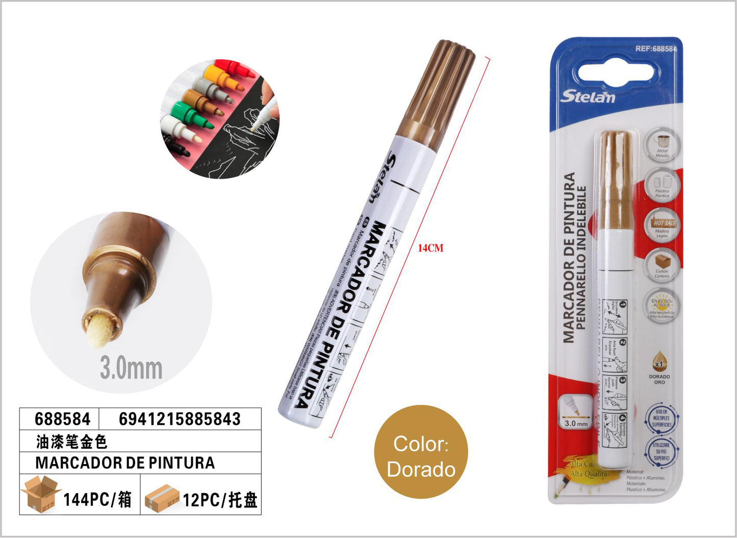 MARCADOR DE PINTURA