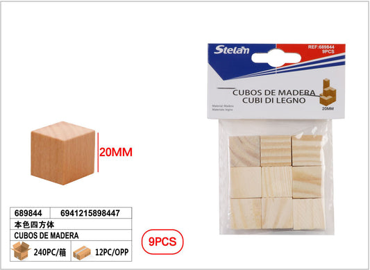 CUBOS DE MADERA
