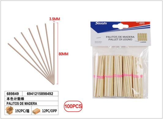 PALITOS DE MADERA