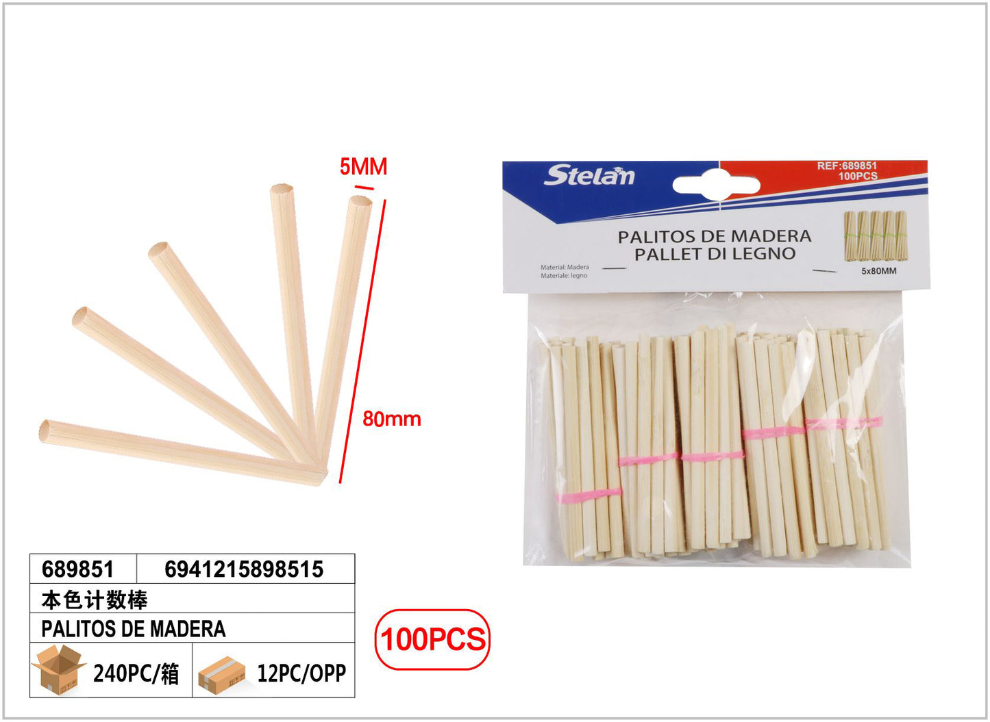 PALITOS DE MADERA