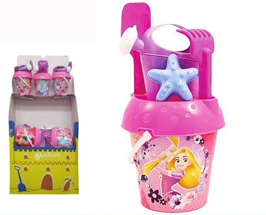 Set Playa 6 piezas Cubo 18cm Princesas