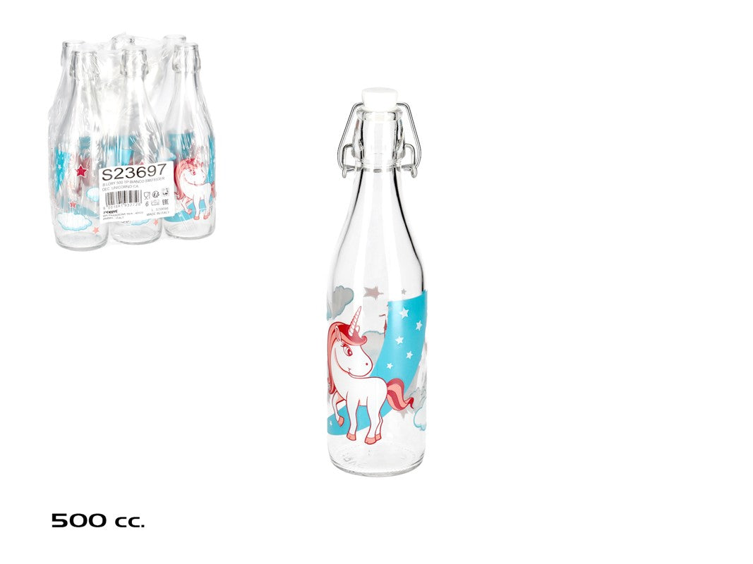 BOTELLA LORY 500 ML UNICORNIO