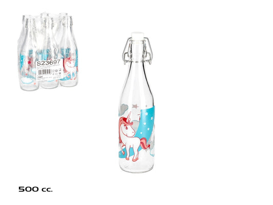 BOTELLA LORY 500 ML UNICORNIO