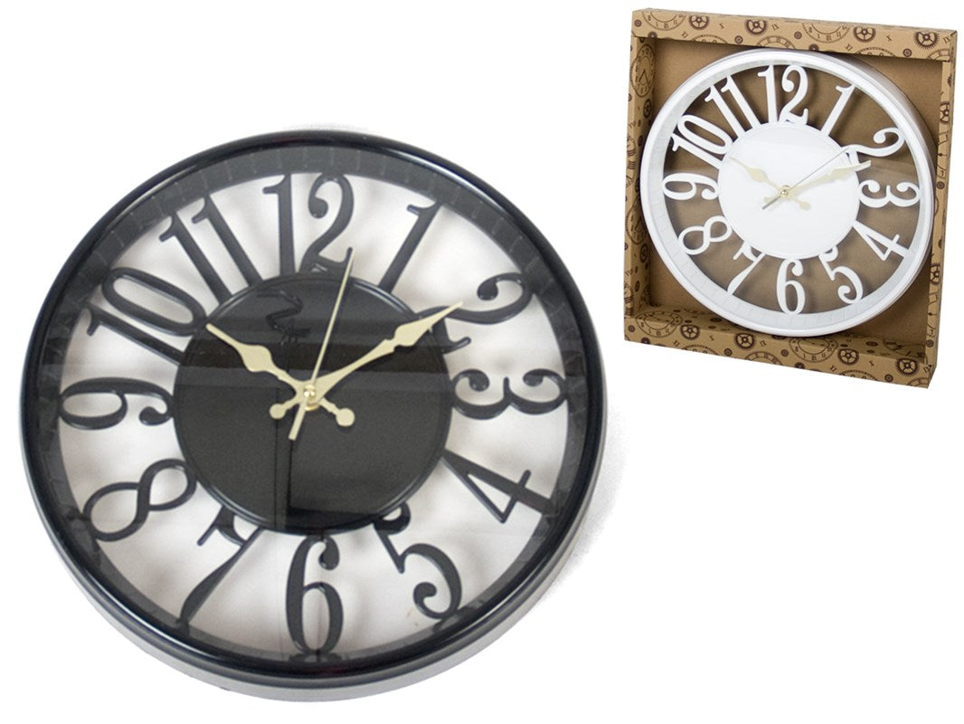 RELOJ PARED TROQUEL - 30CM 2STD