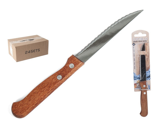 CUCHILLO CLASSIC MESA C/SIERRA - A. INOX