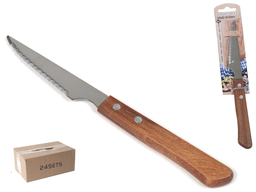 CUCHILLO CLASSIC CHULETERO 10.5 CM- INOX