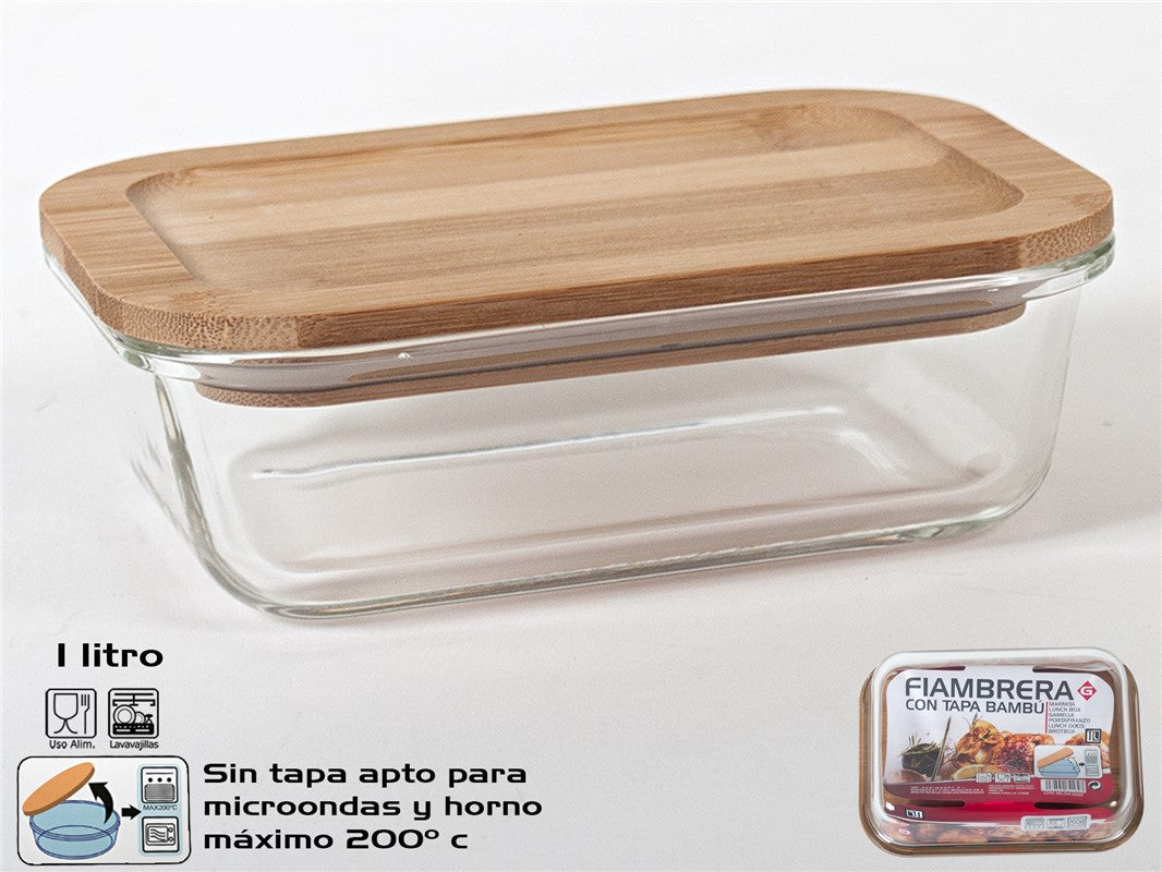 FIAMBRERA RECTANGULAR 1L