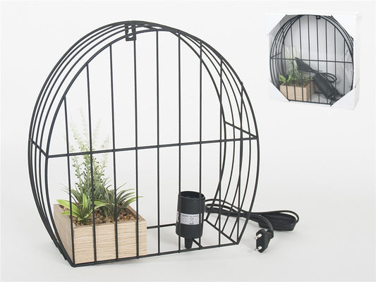 LAMPARA DE PARED CON JARDIN 31X30 CM