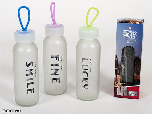 BOTELLA CRISTAL POWER 300 ML 3 SURT