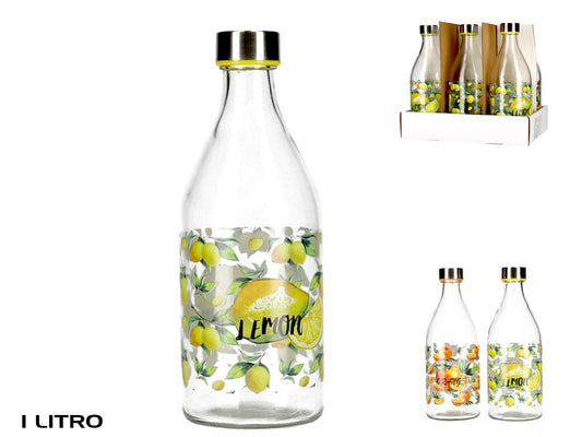 BOTELLA CRISTAL MEDITE 2SUR T/ACERO  1L