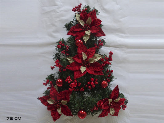 ARBOL PARA PUERTA DECORADO 72 CM