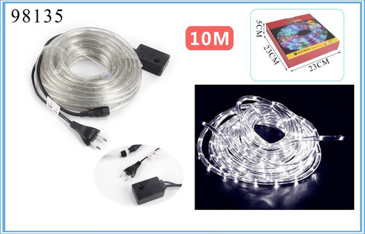 TUBO MIRCO LED 10METROS BLANCA EXTERIOR