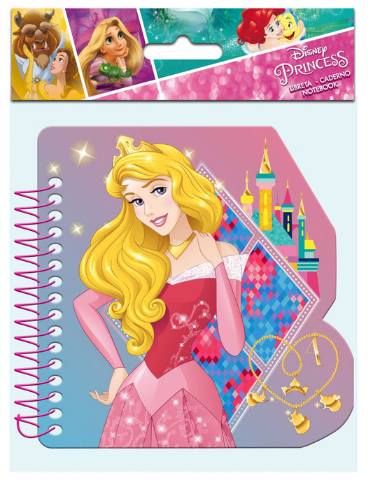 Libreta A6 con forma Princesas