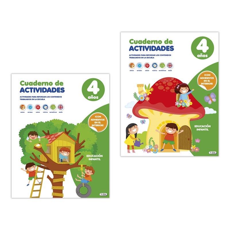 Cuadernos de actividades - 4 anos