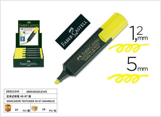 MARCADOR TEXTLINER 48-07 AMARILLO