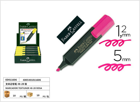MARCADOR TEXTLINER 48-22 ROSA