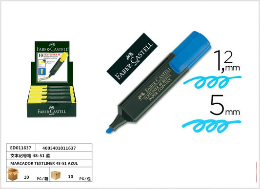 MARCADOR TEXTLINER 48-51 AZUL